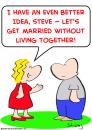 Cartoon: living together married (small) by rmay tagged living,together,married