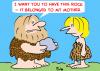 Cartoon: ROCK CAVEMAN MOTHER (small) by rmay tagged rock caveman mother