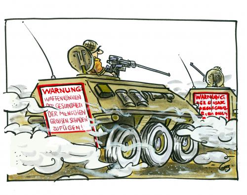 Cartoon: The german sector (medium) by GB tagged panzer,aufbau,einsatz,humanitärer,heer,soldat,waffen,frieden,krieg,bundeswehr,afghanistan,afghanistan,bundeswehrkrieg,frieden,waffen,soldat,heer,humanitärer,einsatz,aufbau,panzer,soldaten,militär,krieg