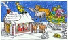 Cartoon: weihnachten (small) by GB tagged weihnachten christmas mas weihnachtsmann weihnachtsfrau wettbewerb pitch ausschreibung job logistik geschenke rentier schlitten