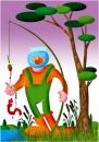 Cartoon: Mauvaise peche... (small) by Erby tagged nature