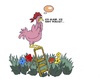 Cartoon: Huhn mit Alzheimer (small) by Retlaw tagged schusselig,vergessen,überarbeitet