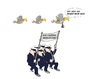 Cartoon: Pilotenstreik (small) by Retlaw tagged verarmte,flug,piloten