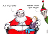 Cartoon: Santa Brown (small) by barker tagged santa gordon brown alistair darling cartoon caricature