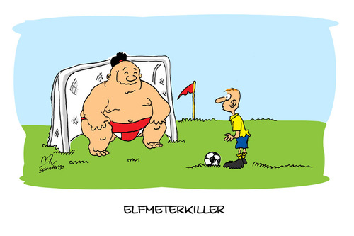 Cartoon: WM-Cartoon Japan (medium) by Mario Schuster tagged karikatur,caricature,porträt,portrait,worldcup,wm,football,soccer,fußball
