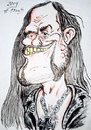 Cartoon: Lemmy (small) by DeviantDoodles tagged caricature music famous metal rock singer