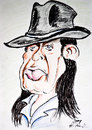 Cartoon: Udo Lindenberg (small) by DeviantDoodles tagged caricature music famous rock singer