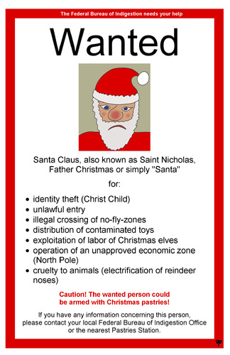 Cartoon: identity theft (medium) by thalasso tagged santa,claus,nicholas,weihnachtsmann,father,christmas,holy