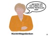 Cartoon: Rücktrittsgedanken (small) by thalasso tagged merkel,vertrauen,bundeskanzlerin,rücktritt