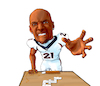 Cartoon: Aqib Talib Dominoes Gold Chains (small) by karlwimer tagged football,american,usa,denver,broncos,dominoes,aqib,talib,gold,chains,sports