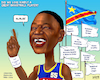 Cartoon: Dikembe Mutombo Memorial (small) by karlwimer tagged basketball,nba,dikembe,mutombo,denver,nuggets,congo,memorial,special,olympics