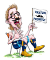 Cartoon: Paxton Pronto (small) by karlwimer tagged broncos,fans,spectators,denver,football,paxton,lynch