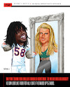 Cartoon: Von Miller goes Fabio (small) by karlwimer tagged von,miller,denver,broncos,fabio,nfl,football