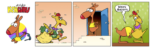 Cartoon: KenGuru Pascha (medium) by droigks tagged pascha,droigks,kenguru,comicserie,känguru,muttchen,emanzipation,einkauf,lebensmittel,comicserie,kenguru,droigks