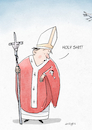 Cartoon: Holy Shit (small) by droigks tagged heilige,scheisse,heiligsprechung,papst,pope,heiliger,vater,pontifex,maximus,droigks,kirche,vogelschiss,missgeschick,glück,aberglauben,aufwertung