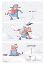 Cartoon: Lawinenopfer (small) by droigks tagged rettung,verschüttet,schnee,schneedecke,droigks,schneemann,lawinenopfer,bergretter,freischaufeln