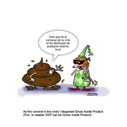 Cartoon: Cacacarnaval (medium) by nestormacia tagged crisis,carnaval,humor
