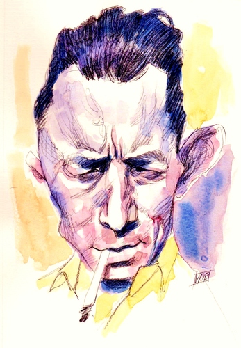 Cartoon: Albert Camus (medium) by wwoeart tagged albert,camus