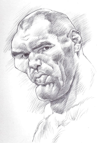 Cartoon: Nikolai Valuev (medium) by wwoeart tagged nikolai,valuev