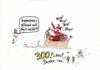 Cartoon: 300 likes (small) by Tom13thecat tagged weihnachten