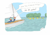 Cartoon: Die gelbe Tonne (small) by darkplanet tagged segler,sailor,regatta,wasser,water,boot,boat