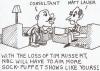 Cartoon: the Matt Lauer Show (small) by Tzod Earf tagged editorial,cartoon
