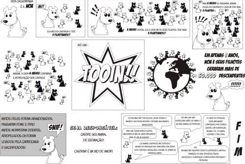 Cartoon: Posse Rasponsavel 01 (medium) by Miaaudote tagged palmas,brazil,brasil,tocantins,dog,cat,pet,kitten,puppy,vector,corel,animal,miaaudote,fun,funny,cartoon,gato,filhote,cachorro,posse,responsavel,bichinho,bicho
