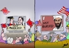 Cartoon: UK - USA (small) by Ballner tagged royal,wedding,osama,bin,laden