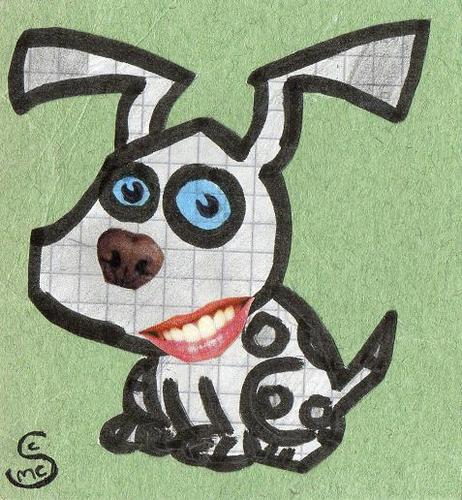 Cartoon: dog (medium) by XombieLarry tagged dog