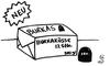 Cartoon: burkaküsse (small) by XombieLarry tagged schoko,lecker,schmecker,12,stück
