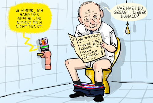 Trump telefoniert mit Putin Trump telefoniert mit Putin