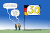 Cartoon: dreissig jahre deutsche einheit (small) by leopold maurer tagged deutsche,einheit,dreissig