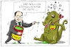 Cartoon: glyphosat schmidt (small) by leopold maurer tagged landwirtschaftsminister,eu,csu,groko,große,koalition,glyphosat,vergiften,querschiessen,cdu,spd,schmidt