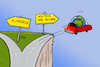 Cartoon: Klimaziele (small) by leopold maurer tagged klimaziele,klimaschutz,verfehlen,hinterherhinken,kohle,gas,öl,fossile,kohleverbrennung,abgrund,weltklimakonferenz,leopold,maurer,karikatur,cartoon