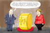Cartoon: Letzter Besuch Merkels bei Putin (small) by leopold maurer tagged putin,merkel,besuch,abschied,treffen,nawalny,ukraine,krim,nord,stream,vergiftung,tee,opposition,afghanistan,taliban,russland,deutschland,wladimir,angela