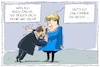 Cartoon: nach dem duell (small) by leopold maurer tagged tv,duell,merkel,schulz,spd,cdu,csu,umfrage