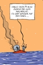 Cartoon: wasser auf dem mars (small) by leopold maurer tagged mars,wasser,raumfahrt,einsame,insel,schiffbruch
