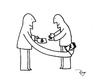 Cartoon: almsgiving (small) by TTT tagged tang,almsgiving