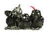 Cartoon: drei junge Krähen (small) by Stefan Kahlhammer tagged rabe,kraehe,vogel,kahlhammer,karikatur,caricature,satire,zeichnung,tusche,schwarz