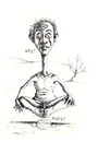 Cartoon: UPS! - PUPS! (small) by Stefan Kahlhammer tagged meditation,mann,karikatur,caricature,flankale,flankalan,kahlhammer