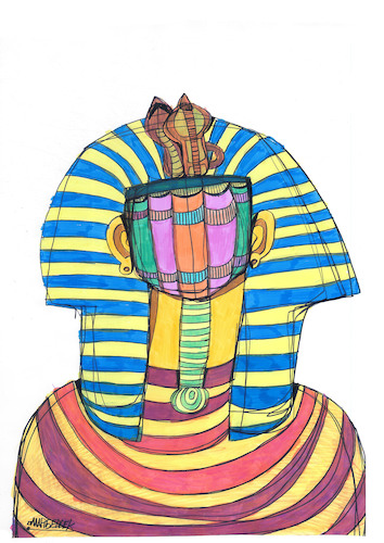 Cartoon: Ancient Egypt (medium) by omar seddek mostafa tagged ancient,egypt