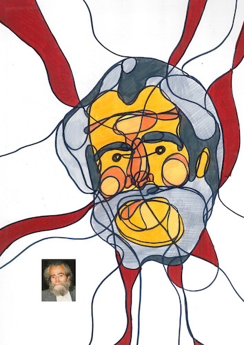 Cartoon: face (medium) by omar seddek mostafa tagged face