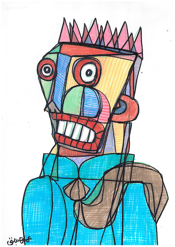 Cartoon: ire (medium) by omar seddek mostafa tagged ire