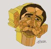 Cartoon: Obama (small) by omar seddek mostafa tagged obama
