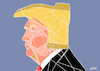 Cartoon: Trump (small) by omar seddek mostafa tagged trump