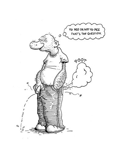 Cartoon: olle Männer 59 (medium) by cosmo9 tagged pee