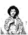 Cartoon: Jimi Hendrix (small) by cosmo9 tagged jimi,hendrix