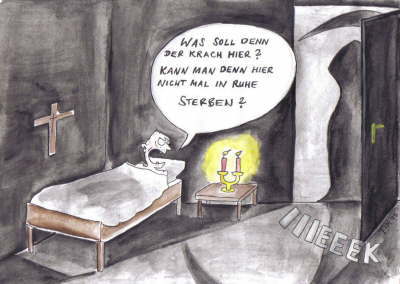 Cartoon: Sterben (medium) by timfuzius tagged sterben,dying,death,tod