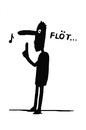 Cartoon: Flötist (small) by timfuzius tagged pfeifen,flöten,pusten