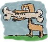 Cartoon: Hund (small) by timfuzius tagged hund,knochen